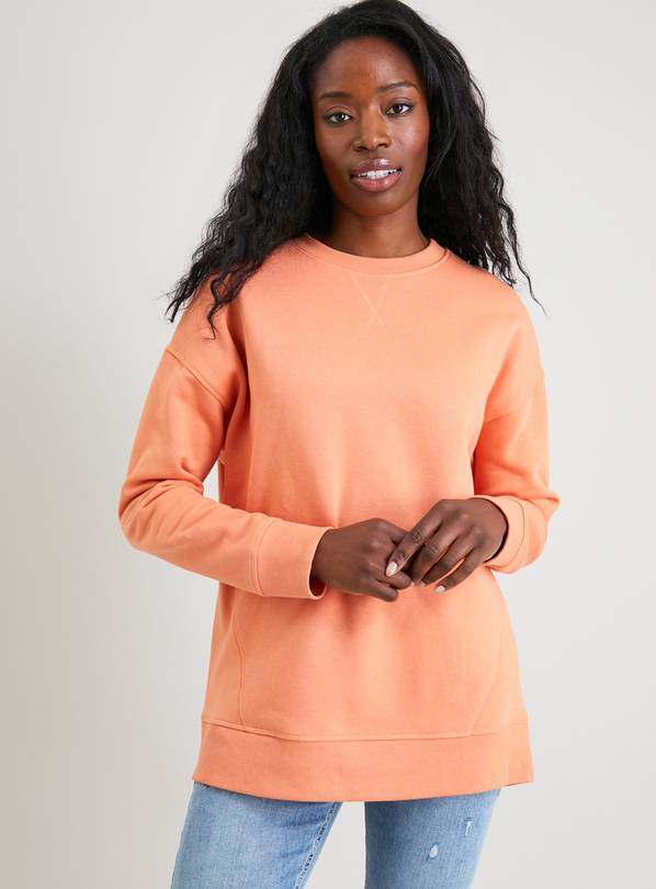 Plus size deals orange sweatshirt